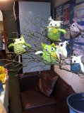 Easter Owls in Tree